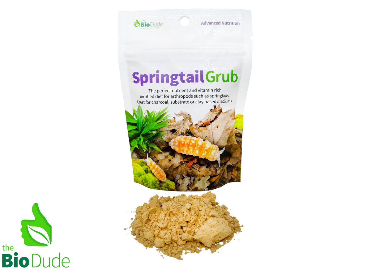 The Bio Dude | Springtail Grub - The Ultimate springtail diet for maximum reproduction | DS