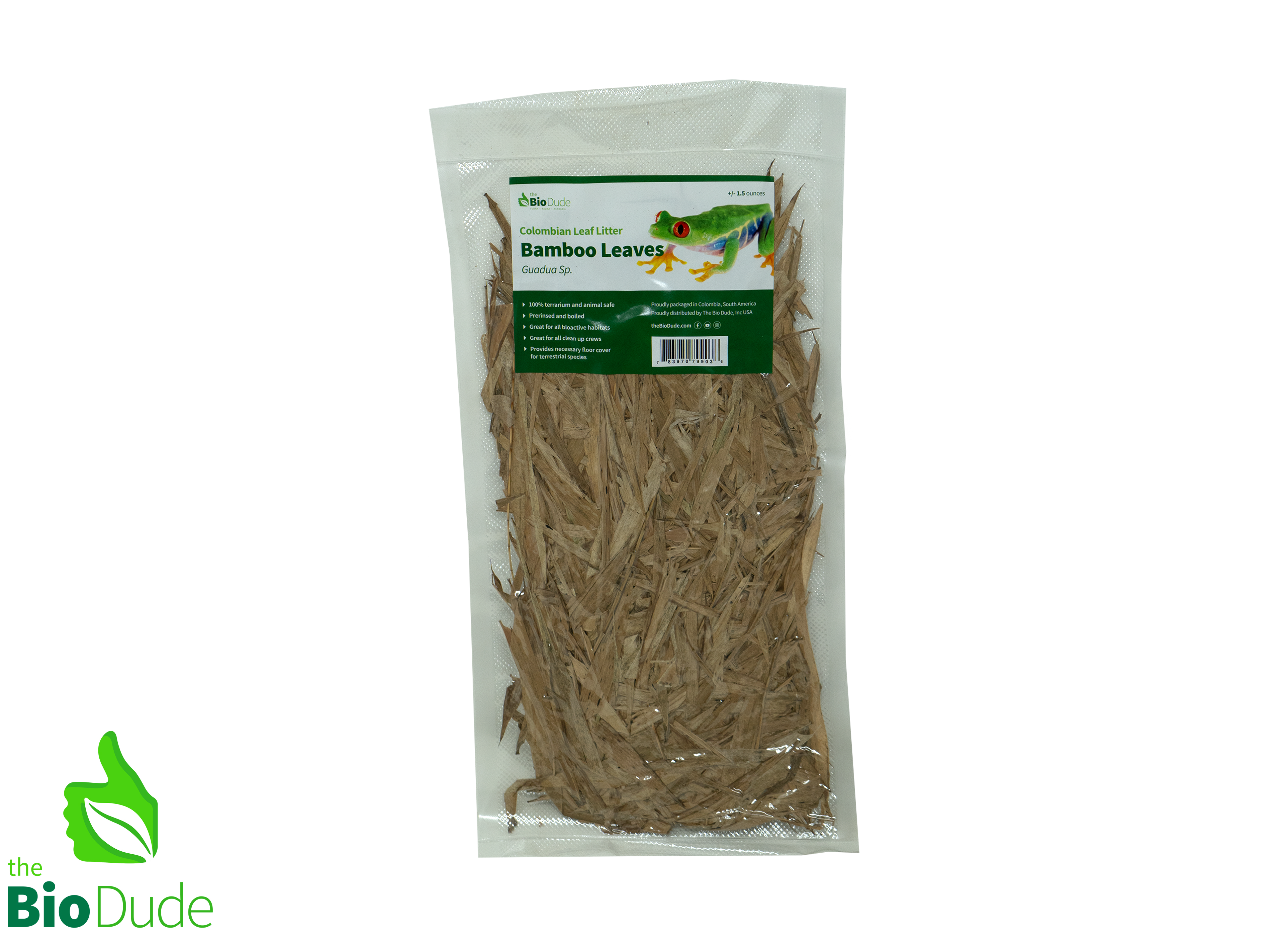 Colombian Leaf Litter - Bamboo Leaves - Guadua Sp. 1.5 oz