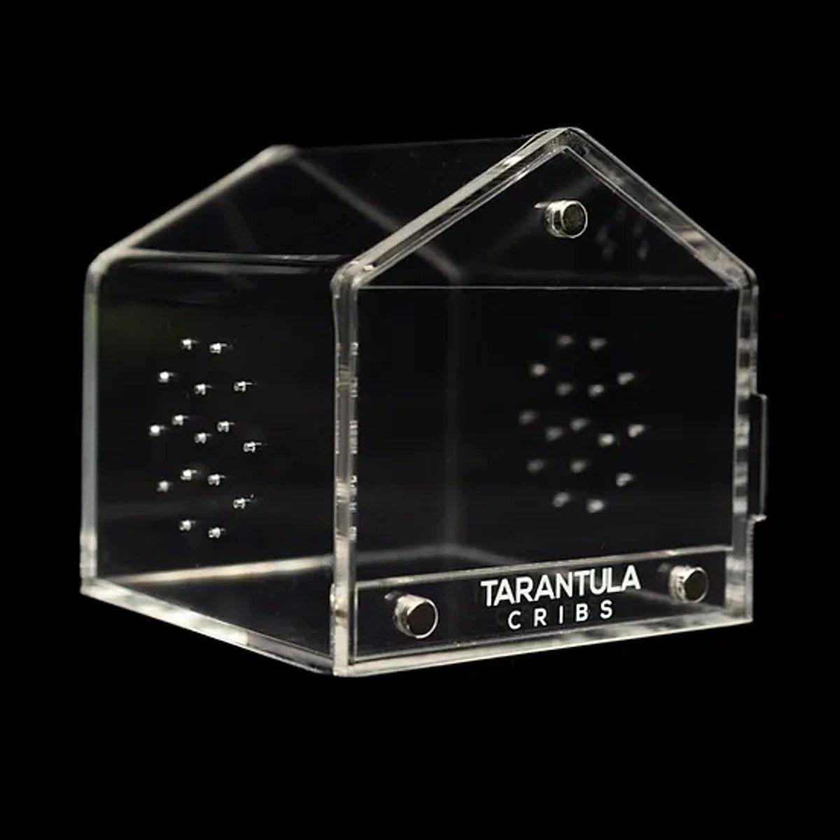 Tarantula Cribs - Canopy Mini - 3"x3"x3" Original Roof Shape Acrylic Enclosure